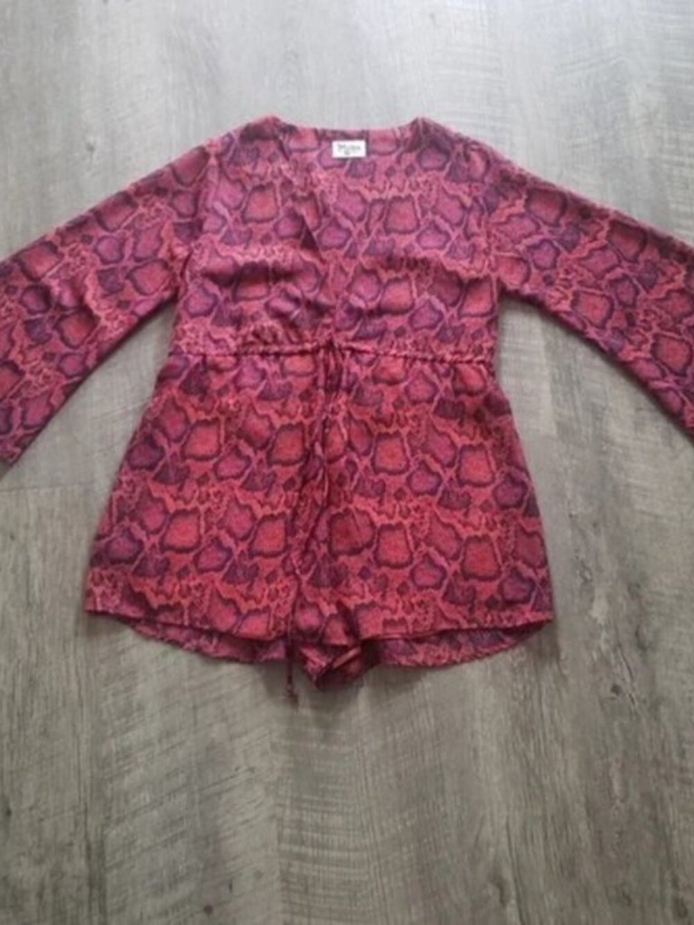 Show Me Your MuMu Roxy Python Romper. - Picture 2 of 7